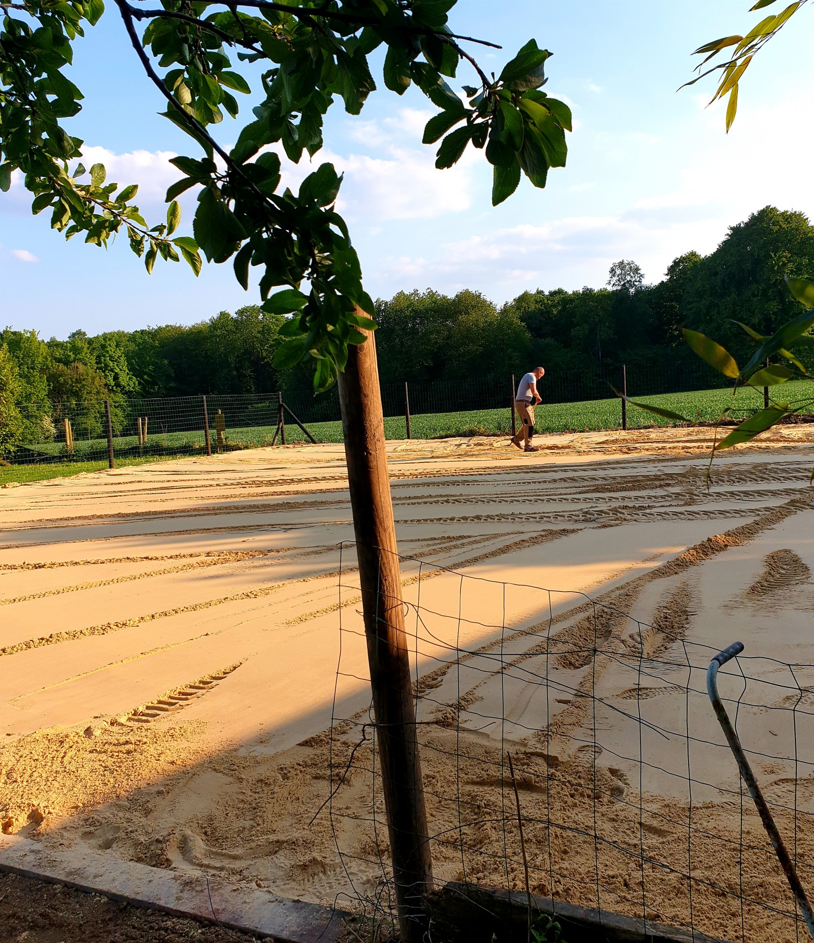 Carriere en sable sur le site de gruchet le valasse 