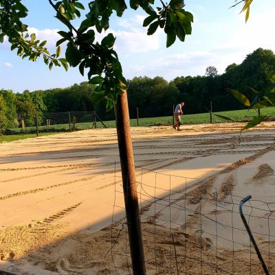 Carriere en sable sur le site de gruchet le valasse 